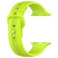 thumbnail image 3 of Silicone Strap Replacement Sport Watchband Adjustable Comfortable Breathable Sweat-Absorbent for Apple Watch 1/2/3/4/5/6/7/SE/8, 3 of 5
