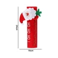 thumbnail image 2 of 2 fundas navideñas para manijas de refrigerador, lindas cubiertas 3D para manijas de electrodomésticos de cocina para decoración navideña, 2 of 5