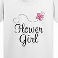 thumbnail image 4 of Inktastic Flower Girl Wedding Butterfly Youth T-Shirt, 4 of 5