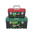 thumbnail image 1 of Cajas de Herramienta Dúo Pack Plásticas de 21" y 17" con Tapa Rojo Verde, 1 of 4