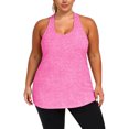 thumbnail image 2 of GHIIYER Plus Size Workout Tops for Women Sleevless Racerback Vest Top Athletic Yoga Running Shirts Size 4XL, 2 of 6