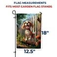 thumbnail image 7 of America Forever Spring Summer Beagle Dog Garden Flag 12.5 x18 inch Double Sided Beagle Puppy Floral Spring Garden Flag for Outdoor Dog Flag Yard Decoration, 7 of 7