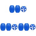 thumbnail image 1 of 3 Uds. Soporte para Caña Pescar 5 Agujeros Amarres Cañas Sujeta Forma Segura () Azul, 1 of 8