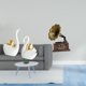 thumbnail image 2 of estatua de cisne,Estatuas y figuras de cisnes de cerámica modernas Esculturas,Estatua vintage,Estatua vintage de resina,figura artesanal,Escultura coleccionable,adorno artesanal de resina para, 2 of 8