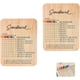 thumbnail image 1 of Tabla de puntuación de fase 10, tarjeta de puntuación de madera 2025 nueva fase 10 y rastrer redondo, juego de cartas de fase 10, hojas de puntuación para adultos familiares (A-2 piezas (con 16, 1 of 3