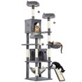 thumbnail image 1 of PawHut Cat Tree, 76 Inches Large Cat Tower w/ Scratching Posts, Dark Grey, 1 of 10