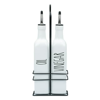 Lekue Oil and Vinegar Dispenser Bottle Set, 13.5 oz, Set of 2, 1 ea - Foods  Co.