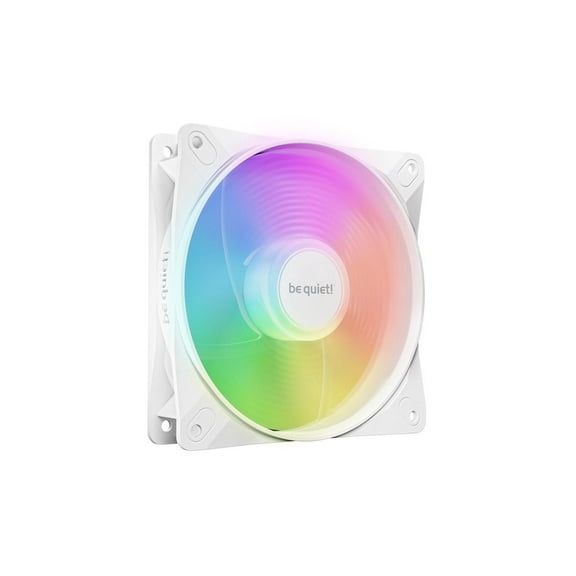 Light Wings | 120mm PWM High Speed Case Fan | High Performance Cooling Fan | Compatible with Desktop | Low minimum rpm | Low Noise | White | BL133