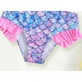 thumbnail image 5 of Girls Swimsuits Size 14-16 Fishscale Bathing Suit Cute Little Kids Swimming Suits Beach Bikini Swimwear Purple,1-2 Years, 5 of 5