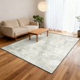 thumbnail image 4 of Modern Abstract 5x7 Area Rug, Washable Non Slip Soft Low Profile Indoor Rug, Textured Neutral Floor Rug for Living Room, Bedroom, Dining Room & Office, 4 of 13