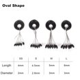 thumbnail image 1 of Pesca 10pcs Topes de Pesca Tope de Goma Negra Espacio de Pesca Frijoles Carpa Flotador, 1 of 5