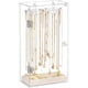 thumbnail image 1 of Soporte de acrílico para collares, organizador de collares, organizador de joyas transparente giratorio, vitrina para collares largos, pulseras colgantes, 1 of 5