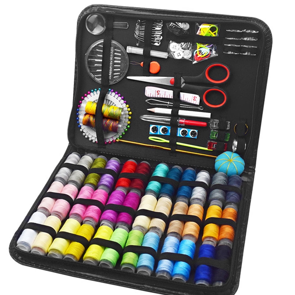 Sewing Kit for Adults Beginner Traveller, 183 Large Premium Sewing Supplies and Accessories with 38 XL Thread Spools - Needle and Thread Kit Products for Quick Repairs
