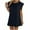 Black, variant on biudgviw Mini Dresses for Women Casual Crew Neck Sleeveless A Line Dress Spring Summer Clothes Loose Elegant Party Dress