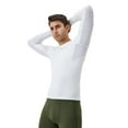 thumbnail image 2 of Baywell Men’s Fitness Compression Shirts Long Sleeve Quick Dry Compression T Shirt Breathable Running Workout Athletic Top Base Layer Undershirt S-2XL, 2 of 6