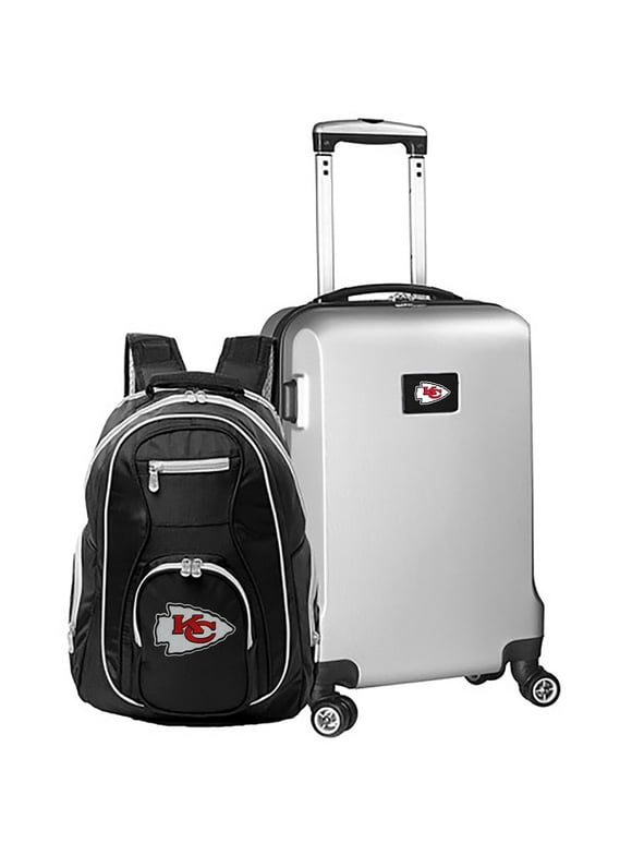 MOJO Silver Kansas City Chiefs 2-Piece Backpack & Carry-On Set