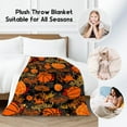 thumbnail image 2 of Football Blanket for Boys, Cozy Soft Throw Blankets, Cool Orange Flannel Throw Gifts for Couch Sofa, 40x50 Inches, 2 of 5