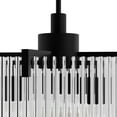 thumbnail image 4 of Hunter - Ontario 3-light Matte Black, Medium Size Pendant Light, Dimmable, Transitional Style, Cylinder Shaped, for Bedrooms, Dining, Living Rooms - 13149, 4 of 8