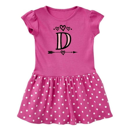 

Inktastic Letter D Monogram Tribal Arrow Gift Toddler Girl Dress