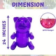 thumbnail image 3 of 4E's Novelty 6 Pack Inflatable Gummy Bears - 24'' Large Gummy Bear Party Decorations, Candyland Theme Decor, 3 of 8