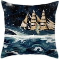 thumbnail image 3 of Funda de cojín con estampado de animales del océano de verano 2022, funda de almohada de diseñador 100 % poliéster, funda de almohada para decoración del hogar, funda de cojines de 45 x 45, 3 of 5