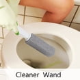 thumbnail image 1 of Practical Toilet Bowl Rink Pumice Stone Cleaner Brush Wand Cleaning, 1 of 8