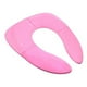 thumbnail image 1 of Asiento de entrenamiento plegable para ir al baño para niños pequeños | Funda de inodoro portátil antideslizante | Orinal de viaje con diseño seguro | Tamaño 35 x 29 cm | 1 paquete, 1 of 1
