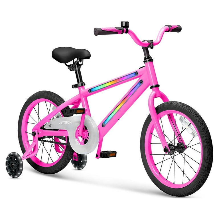 Jetson Light Rider M 16 Wheels Kids Light up Unisex Bike Ages 3 Includes Light up Frame and Light up Training Wheels Three Different Light Modes Seven Color Options Easily Adjustable Handlebar Walmart...