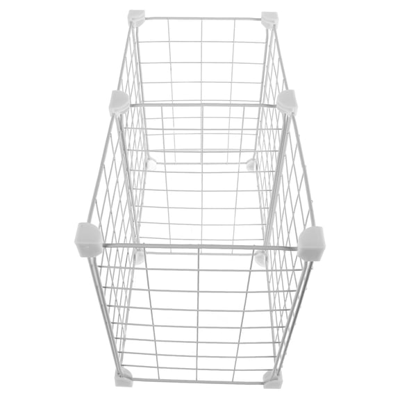 ELAYARD White Wire Freezer Basket for Efficient Freezer Storage and Food Freshness