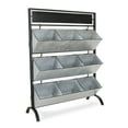 thumbnail image 3 of Clarice 9 Slot Metal Display Stand & Chalkboard, 3 of 6