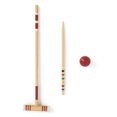 thumbnail image 2 of YardGames Premium Outdoor Lawn Croquet Game Set with 6 Wood Mallets, 2 of 7
