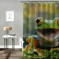 thumbnail image 2 of Orinice Frog Bathroom Decor Set Colorful Luxurious Graphic Print Polyester Fabric Fashion Shower Curtain with Hooks 69x72, 2 of 7