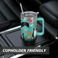 thumbnail image 7 of 40oz Dog Mom Tumbler - Leakproof Travel Coffee Mug with Handle - Cute Puppy Gift for Women Who Love Dogs - Double Wall Stainless, 7 of 7