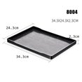 thumbnail image 3 of CAROOTU Serving Tray Rectangular Plastic Tray Food Serving Trays for Restaurant Home Hotel Trays Durable, 3 of 7