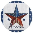 thumbnail image 3 of 4th of July Independence Day Round Carpet Circle Rug Outdoor Patio Area Rug Washable Large Area Rugs Hallway Room Decor Fitness Mats, 3 of 8