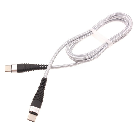 Type-C to USB-C 3ft PD Cable for T-Mobile REVVL 6 5G Phone - Fast Charger Cord Power Wire Sync Braided P2P Compatible With REVVL 6 5G Model