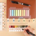 thumbnail image 4 of Lot de 4 800 Pcs Onglets Adhésifs pour Index, Notes Adhésives Transparentes Réinscriptibles pour Marquage de Pages, 4 of 5