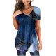 thumbnail image 2 of Blusa de manga corta con cuello redondo, informal, cómoda, a la moda para mujer OAVQHLG3B Store  lin121212, 2 of 4