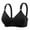 Black, variant on Wide Strap Womenâs Comfort Evolution Wireless Bra(,38)