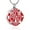 Red, variant on Memorial Jewelry Firefighter Fire Dept Round Cremation Pendant Cremation Jewelry for Ashes