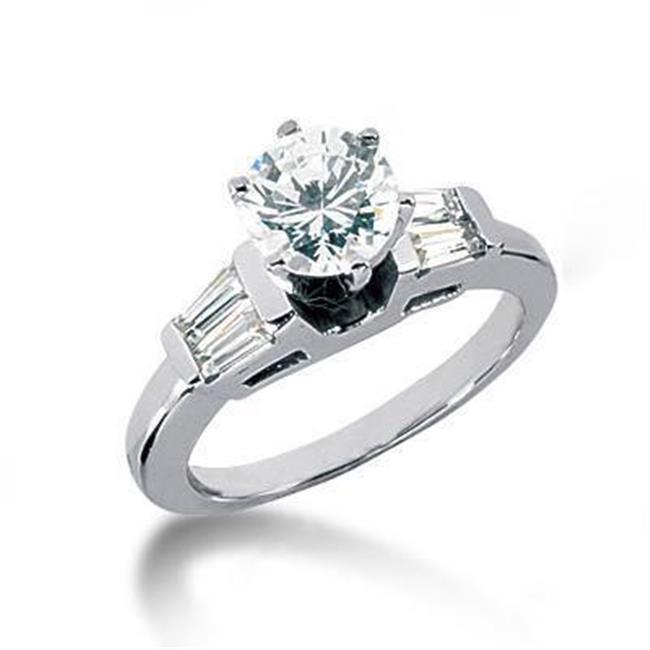 Harry Chad Enterprises 1957 2.51 CT Baguette Diamonds Ring 3Stone Gold