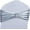 Metallic Silver, variant on Beyomay 50 PCS Spandex Chair Sashes Bows Elastic Chair Bands with Buckle Slider Sashes Bows for Wedding Decorations Without White Covers (Metallic Gold)