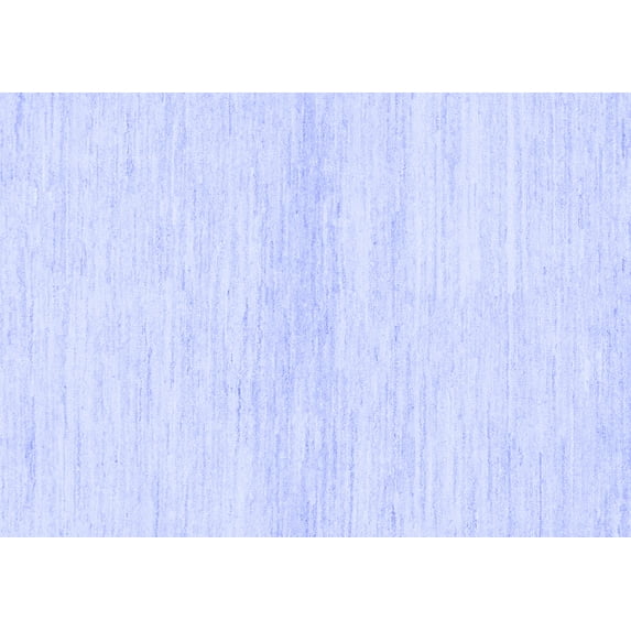 Ahgly Company Indoor Rectangle Solid Blue Modern Area Rugs, 7' x 9'