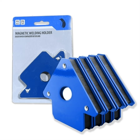 

PGN 25 LBS Welding Magnet Holder - Pack of 4 Welding Magnetic Holder - Welding Magnets and Clamps for 45 90 and 135 Degree Angles Welding Tools and Accessories Super Strong Magnets