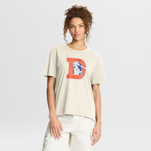 Women's Fanatics Cream Denver Broncos Dove Legacy T-Shirt
