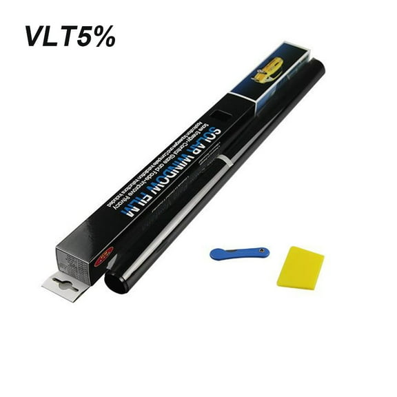 Splihome 300Mm*5M Car Home Tint Film Black Roll 5% To 35% Vlt Tinting Tools Kit 1