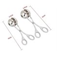 thumbnail image 2 of Stainless Steel Meatball Maker Filling Meatball Clip DIY Fish Rice Ball Mould 16cm*3.5cm, 2 of 5