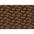 thumbnail image 1 of Ahgly Company Machine Washable Indoor Rectangle Transitional Red Brown Area Rugs, 2' x 5', 1 of 7