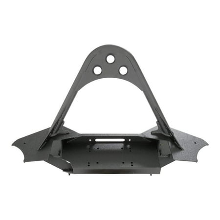 KarParts360 For Jeep Wrangler JK 2007-2018 Stinger Bumper | Front | Steel | Textured Black | With D-Ring Mounts | 2/4 Door
