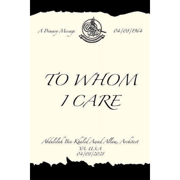 To Whom I Care (Paperback)